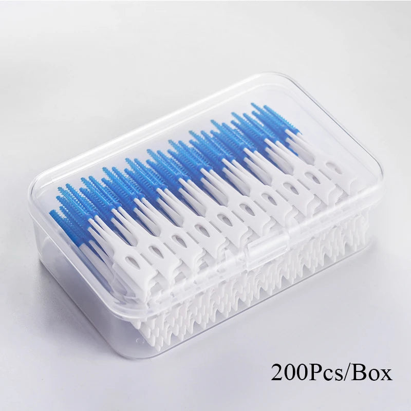 Cepillos interdentales de silicona – 200 uds.