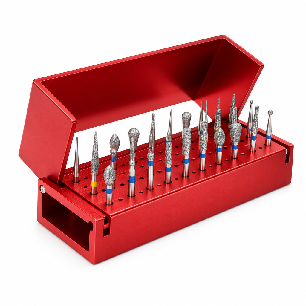 Set de fresas de diamante para prácticas – 30 fresas
