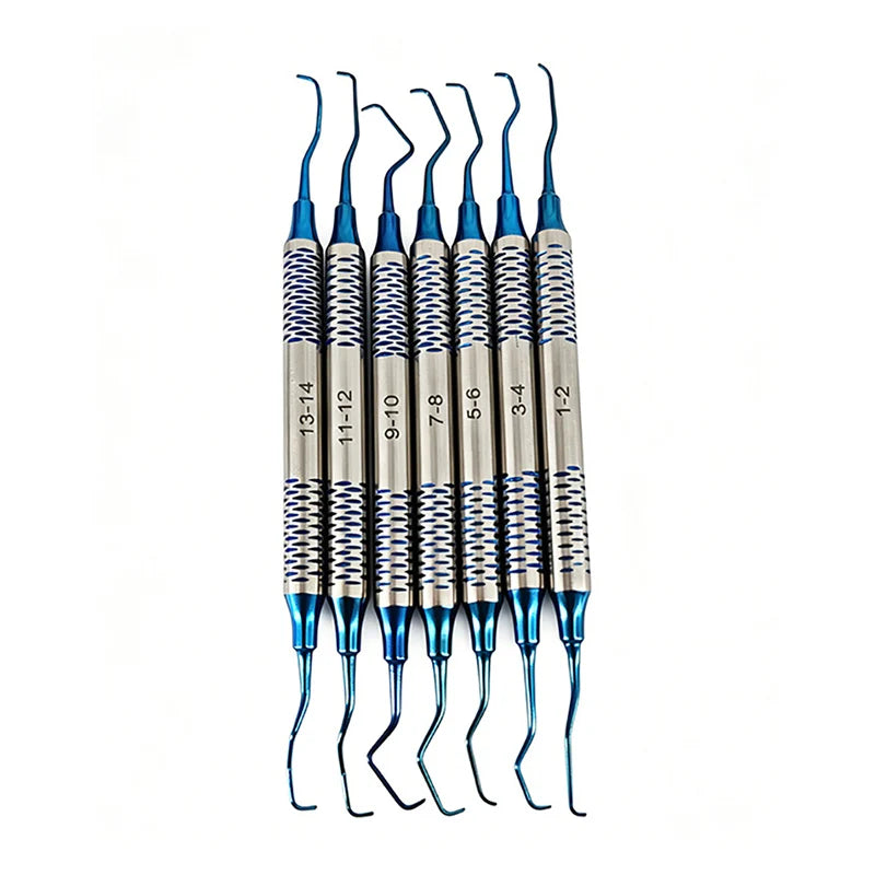 Set de curetas Gracey – 7 piezas