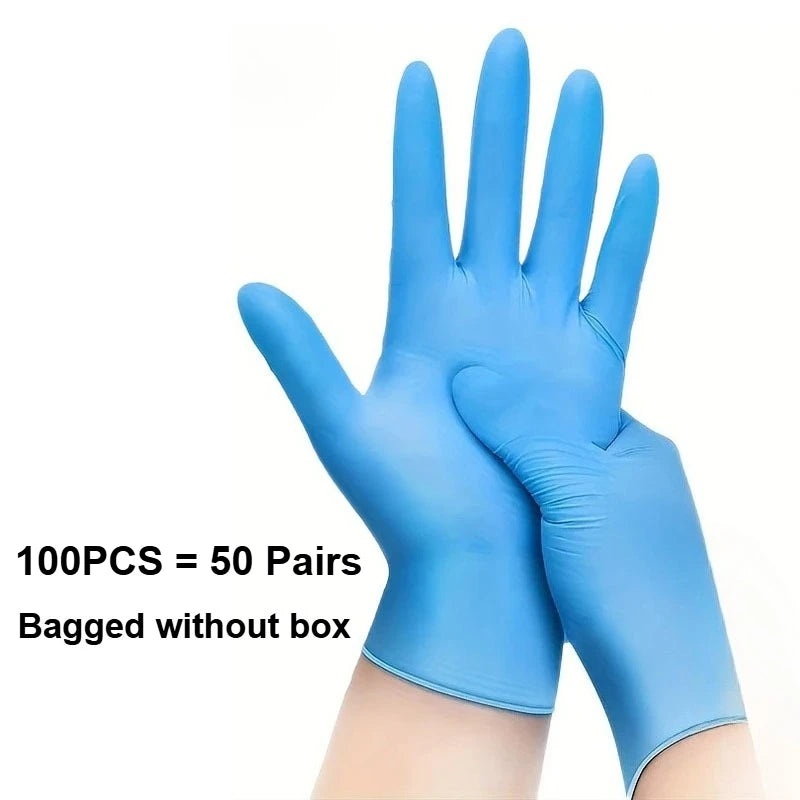 Guantes de nitrilo azules – Sin látex