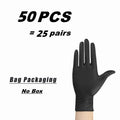 Guantes de nitrilo negros – Sin látex