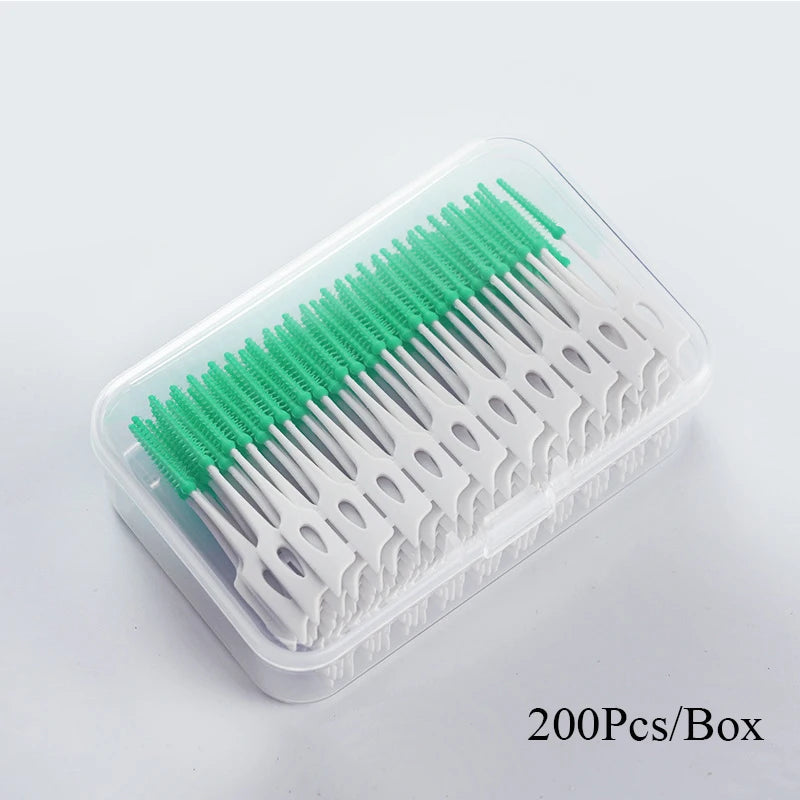 Cepillos interdentales de silicona – 200 uds.