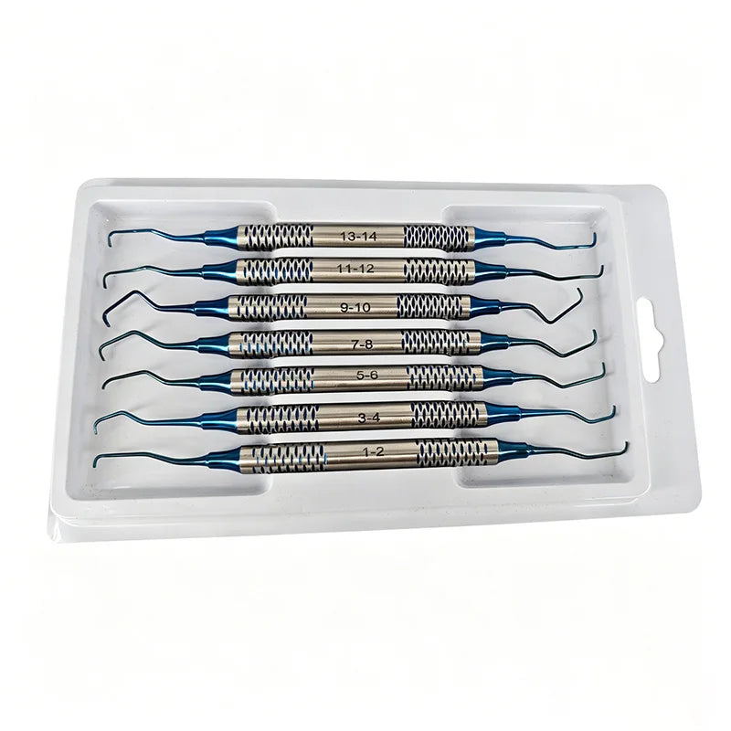 Set de curetas Gracey – 7 piezas