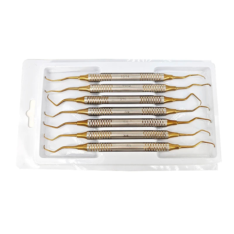Set de curetas Gracey – 7 piezas