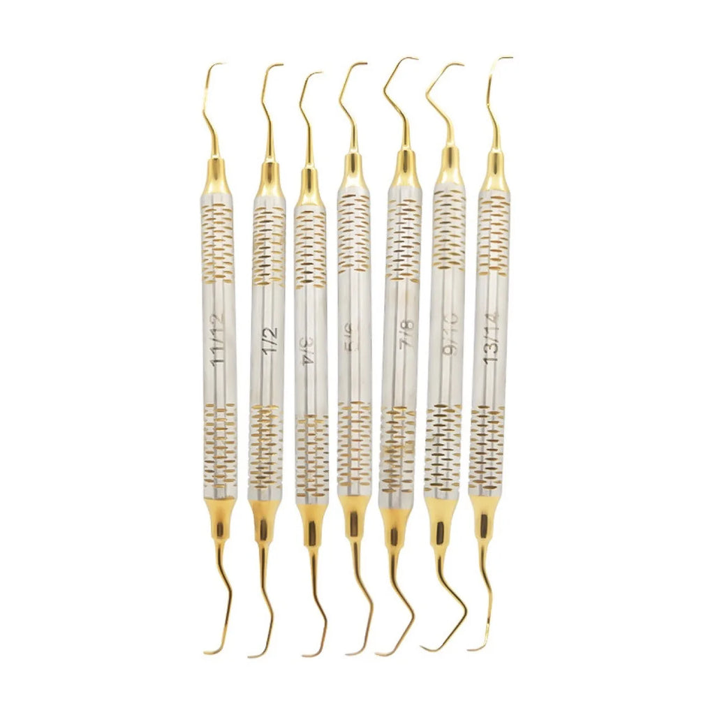 Set de curetas Gracey – 7 piezas