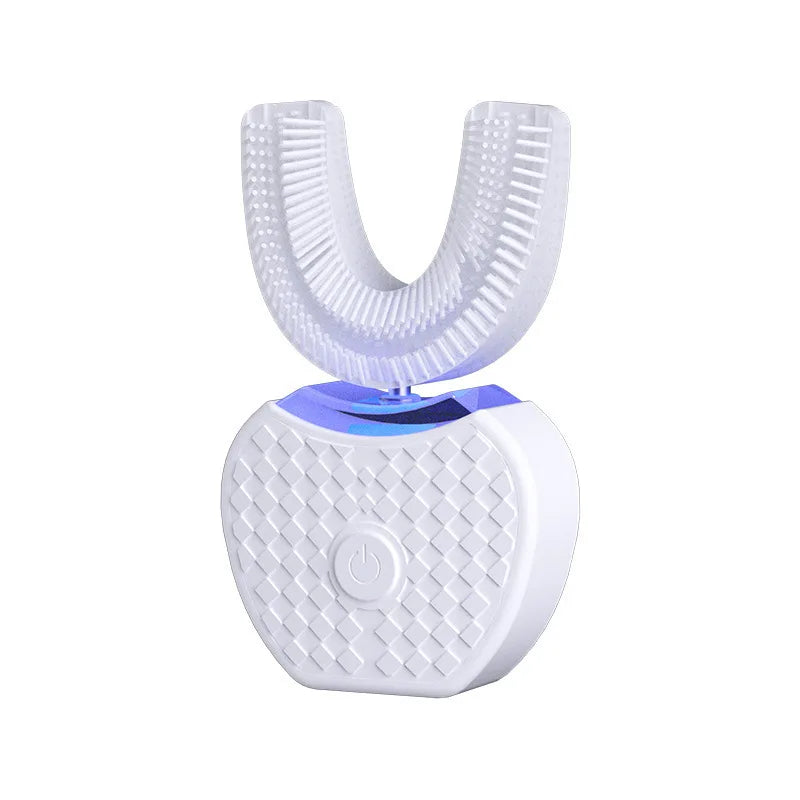 Cepillo en forma de U con luz azul